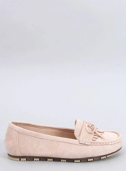 Mokasyny zamszowe MOUTON BEIGE