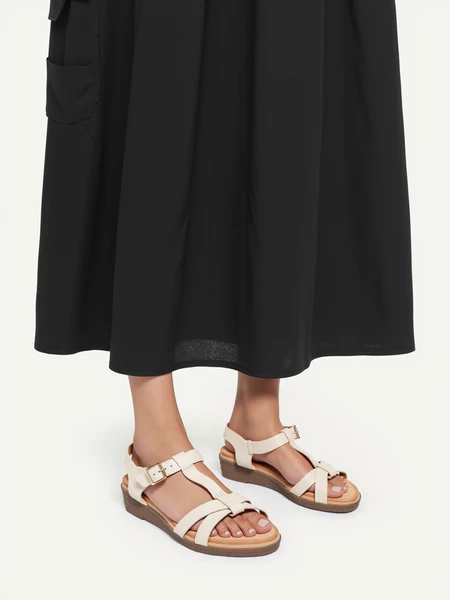 Damskie Sandały MILENA BEIGE