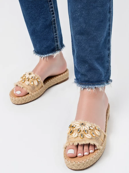 Klapki Boho Chicl GOLD