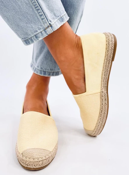 Espadryle damskie płócienne HAYDON YELLOW