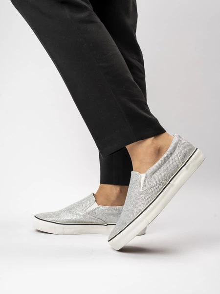 Trampki Lśnienie Silver