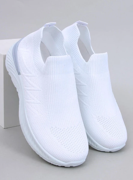 Buty sportowe skarpetkowe FOURNY WHITE