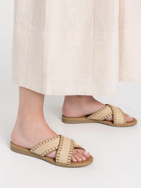 Damskie Sandały WAVE BEIGE