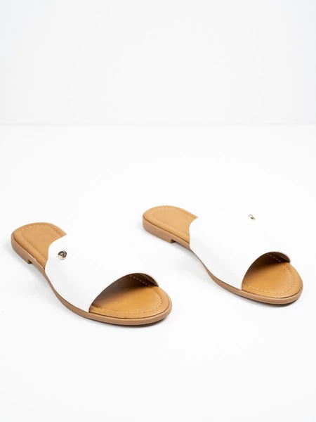 Klapki Marsylia w kolorze White