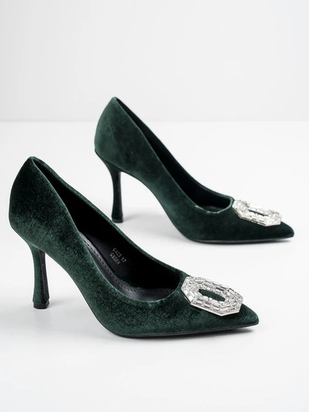 Czółenka Emily w kolorze Green