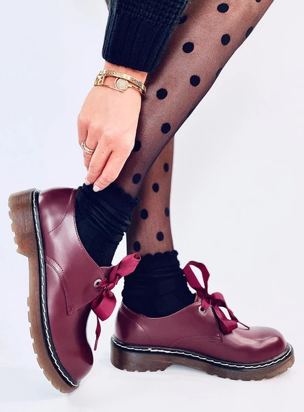 Mokasyny martensiaki SHERONE WINE RED