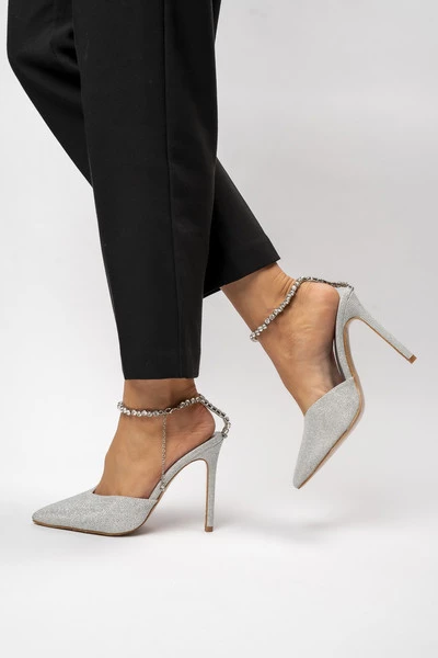 Damskie Szpilki KAYLA SILVER