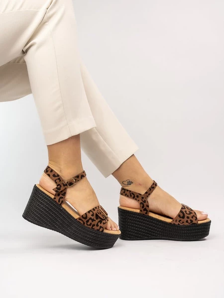 Klapki Safari Leopard