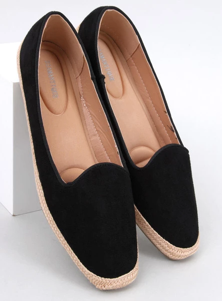 Baleriny espadryle damskie BALLOT BLACK