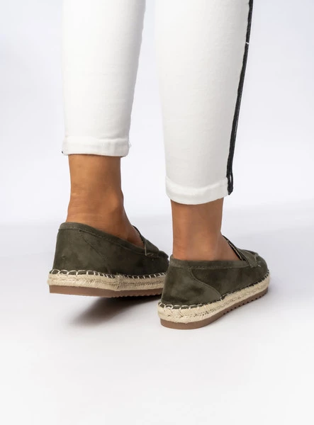 Damskie Mokasyny – Khaki LUMI GREEN