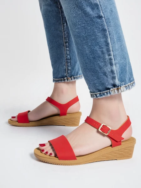 Damskie Sandały AURA RED