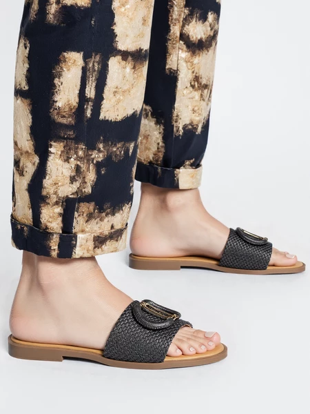 Klapki Eleganto Czarne