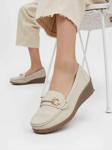 Damskie Mokasyny MIRENA BEIGE
