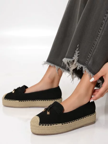 Damskie Espadryle LIVORA BLACK