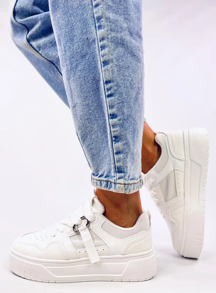 Sneakersy damskie LEVRONE WHITE