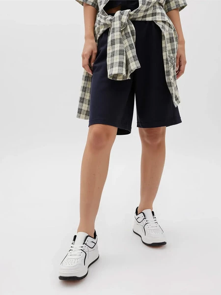 Sneakersy na koturnie HOLMES WHITE/BLACK