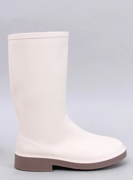 Kalosze matowe damskie MENESS WHITE