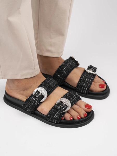 Kozaki damskie eleganckie w kolorze Black