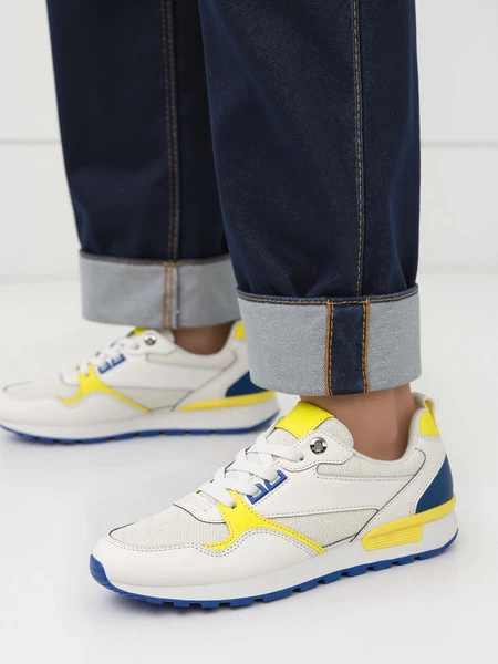 Sneakersy damskie GRINER WHITE 