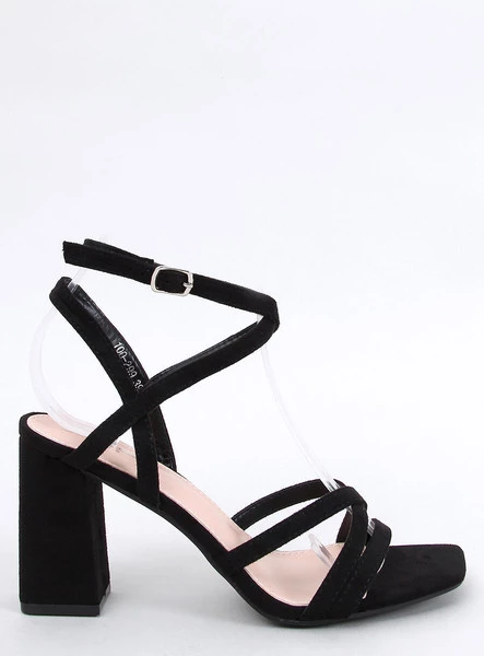 Sandałki na obcasie DIVOI BLACK
