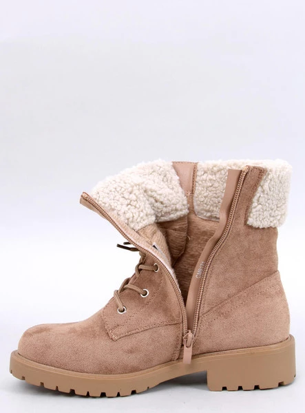 Botki sznurowane z barankiem BARKOI CAMEL