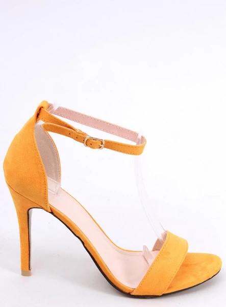 Sandałki na szpilce SHEILA YELLOW