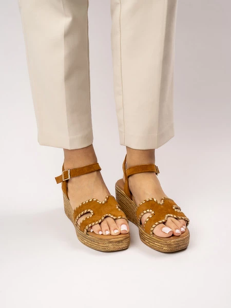 Sandały Eleganza Camel