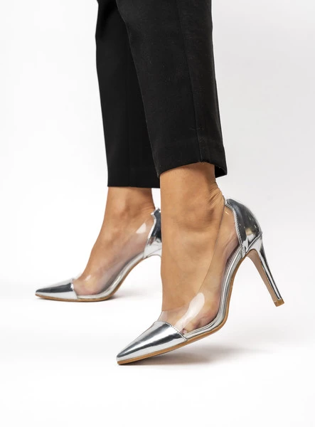 Damskie Szpilki ARIANA SILVER – Efektowny Blask i Nowoczesna Elegancja