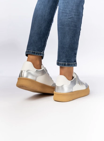 Damskie Sneakersy – Srebrne AURORA SILVER