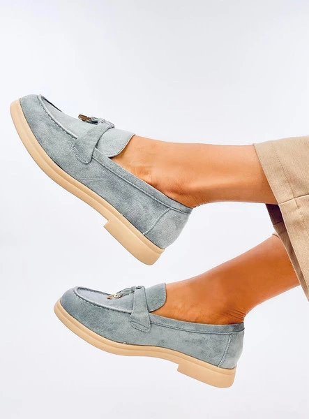 Mokasyny zamszowe OTTAVIA BLUE