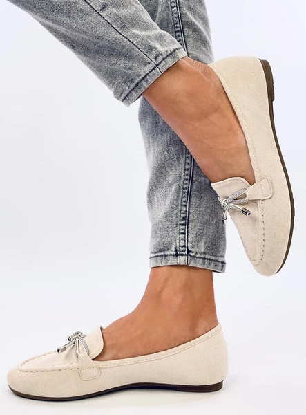 Mokasyny zamszowe MARSOIN BEIGE
