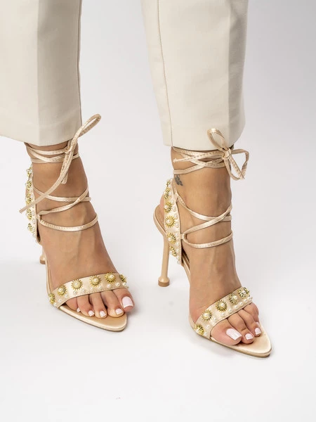 Sandały Carmen Champagne