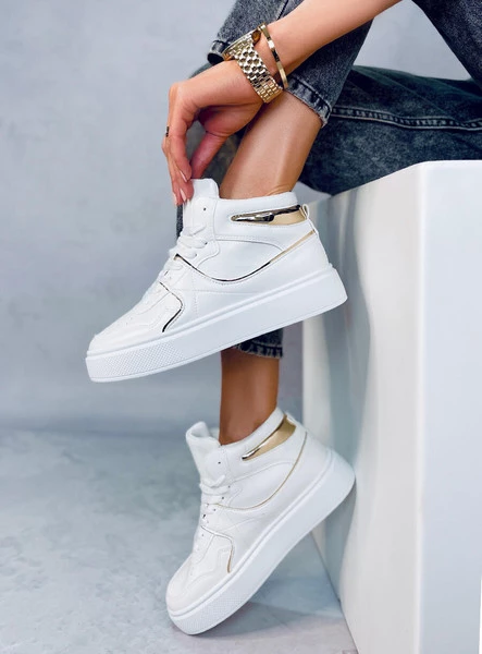 Buty sportowe za kostkę ERVA WHITE