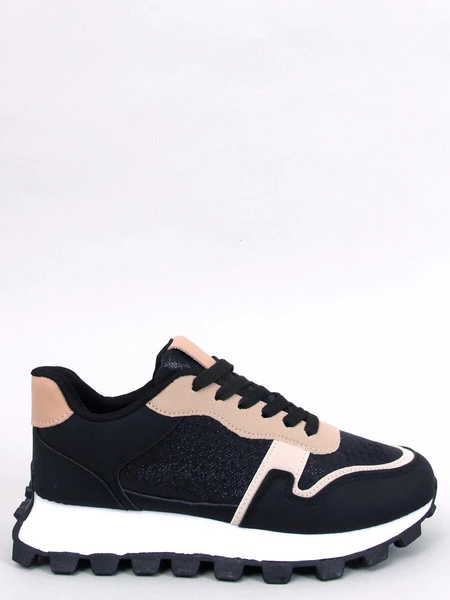 Sneakersy na wysokiej podeszwie BOIS BLACK