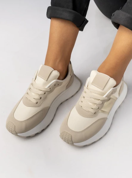 DAMSKIE SNEAKERS LIVIA BEIGE