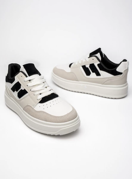 Damskie Sneakersy NORVIN – White/Black