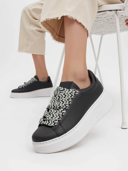 Damskie Sneakersy ZARAX - Black 