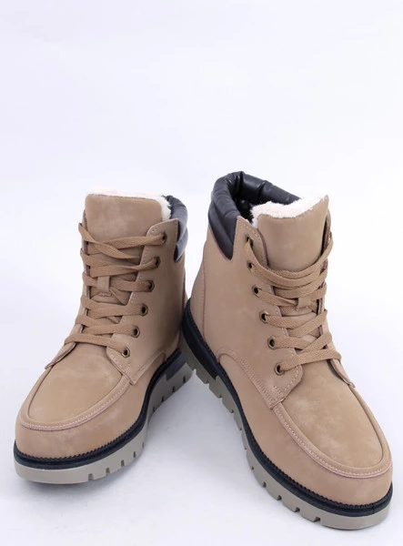 Botki traperki ocieplane GERMANO CAMEL