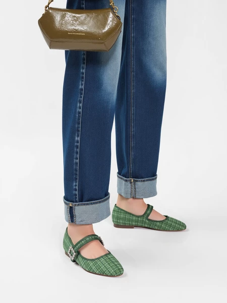 Damskie Baleriny ELIORA – GREEN