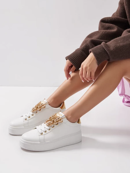 Damskie Sneakersy BUTTERFLY LUX – Gold