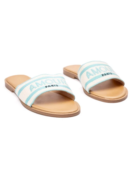 Damskie Klapki AMOUR BLUE