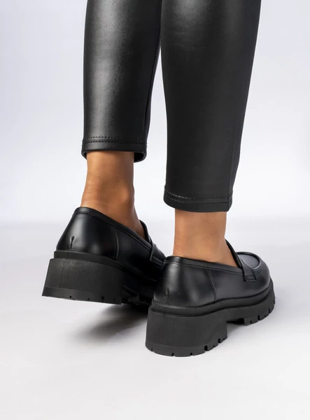 Damskie Mokasyny – Czarne RIVIA NERO