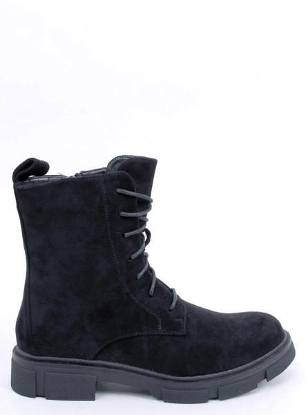 Workery sznurowane ZOE BLACK