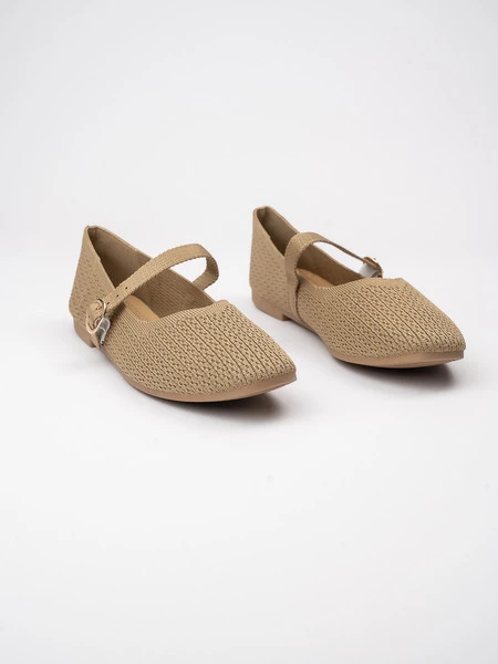 Damskie Baleriny CLARA KHAKI