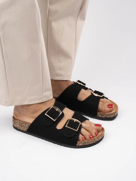 Czółenka damskie eleganckie w kolorze Black