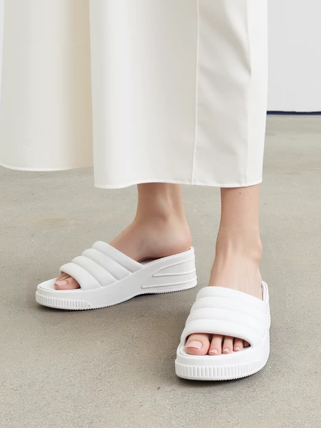 Damskie Klapki NOVA WHITE