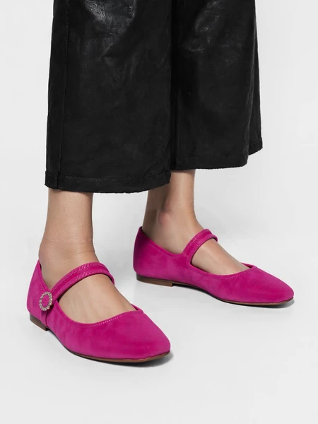 Damskie Baleriny VINTAGE CHARM – FUSHIA