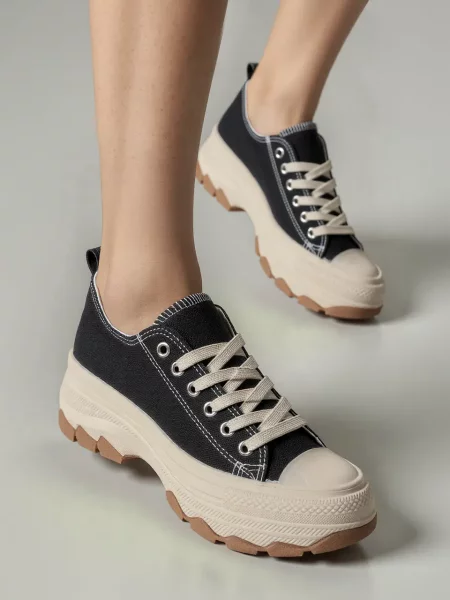 Damskie Trampki STREVO BLACK 