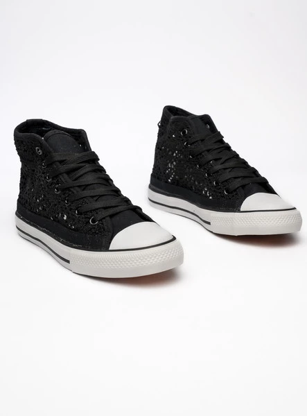 Damskie Trampki BANDANA BLACK