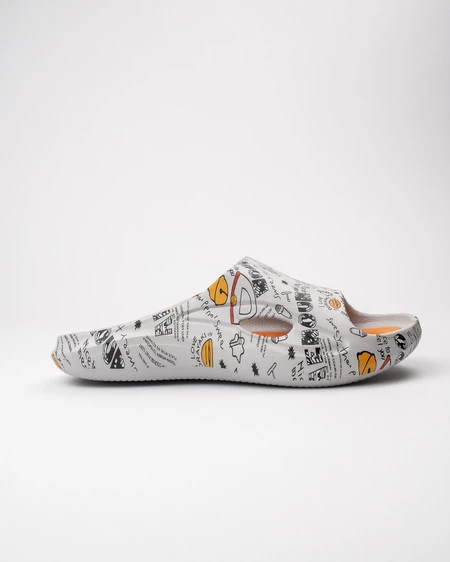 Klapki Graficzne Szary